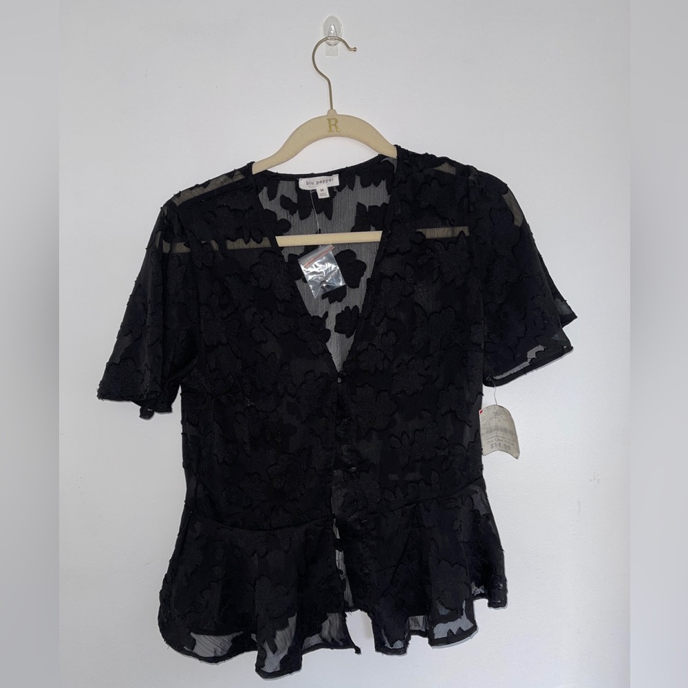 Black Button Down